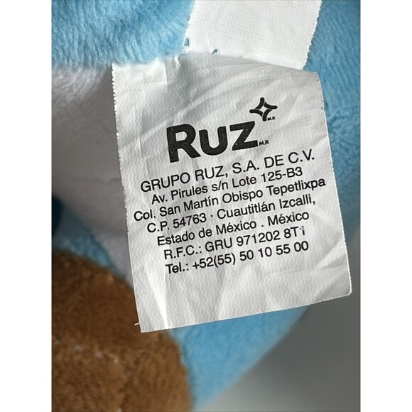 Grupo Ruz Scooby Doo 8" Plush Stuffed Toy in Blue Bunny Rabbit Suit - Picture 7 of 8